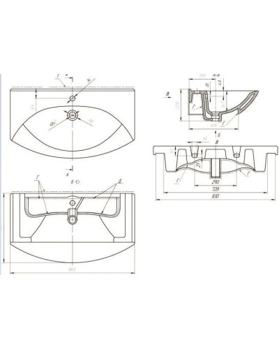 Тумба с раковиной белый глянец 86,5 см с бельевой корзиной Corozo Венеция SETSD-00000345/28209