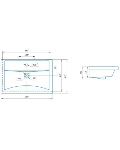 Тумба с раковиной белый глянец 71 см Corozo Мирэль SETSD-00000359/SD-00000379