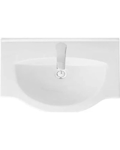 Тумба с раковиной белый глянец 56 см Corozo Креста SETSD-00000353/IDL56SAWB01