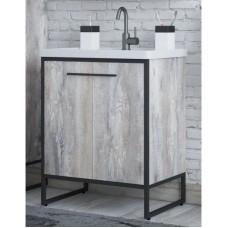 Тумба с раковиной антик/черный 61 см Corozo Айрон SETSD-00000385/SD-00000380