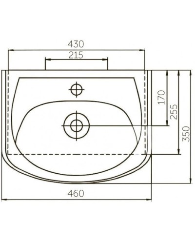 Тумба с раковиной белый глянец 46 см Corozo Орфей SETSD-00000384/SD-00000088