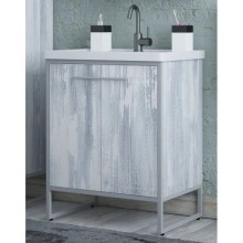 Тумба с раковиной арт/серый 71 см Corozo Айрон SETSD-00000309/SD-00000379