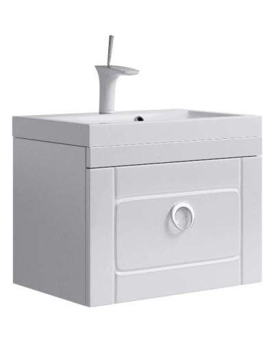 Тумба с раковиной белый глянец 60 см Aqwella 5 Stars Infinity SETInf.01.06/001/Inf.06.04.D