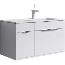 Тумба с раковиной белый глянец 91,8 см Aqwella 5 Stars Malaga SETMal.01.09/R/Mal.09.04.D-R