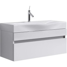 Тумба с раковиной белый глянец 100 см Aqwella 5 Stars Bergamo SETBer.01.10/W/Ber.10.04.D
