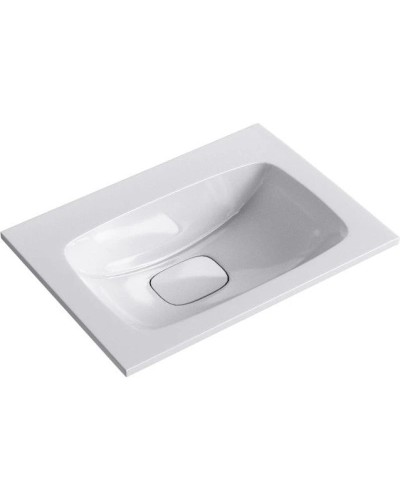 Тумба с раковиной дуб сонома/белый глянец 61,5 см Aqwella 5 Stars Miami SETMai.01.06/Mal.06.04.D