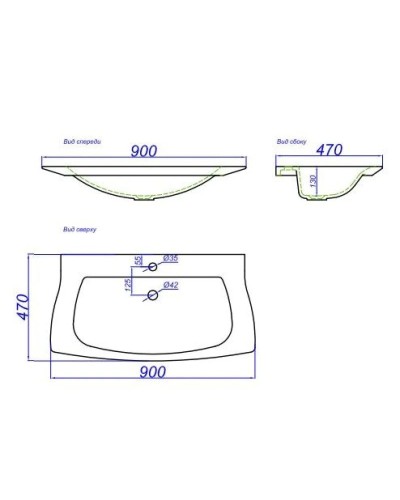 Тумба с раковиной дуб сонома 90 см Aqwella 5 Stars Symphony SETSim.01.07/1/DS/Sim.09.04.D