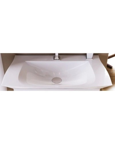 Тумба с раковиной дуб сонома 90 см Aqwella 5 Stars Symphony SETSim.01.07/1/DS/Sim.09.04.D