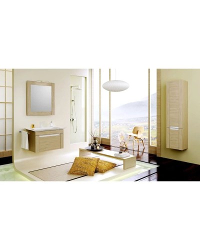 Тумба с раковиной дуб сонома 90 см Aqwella 5 Stars Symphony SETSim.01.07/1/DS/Sim.09.04.D