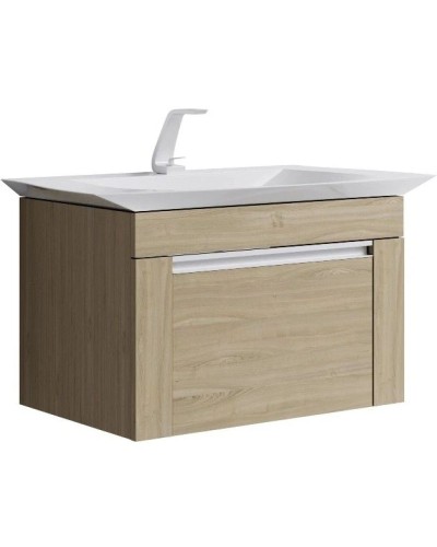 Тумба с раковиной дуб сонома 90 см Aqwella 5 Stars Symphony SETSim.01.07/1/DS/Sim.09.04.D