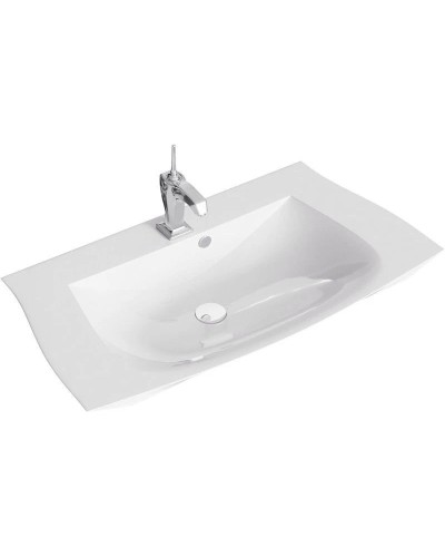 Тумба с раковиной дуб сонома 90 см Aqwella 5 Stars Symphony SETSim.01.07/1/DS/Sim.09.04.D