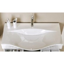 Тумба с раковиной белый глянец 80 см Aqwella 5 Stars Bergamo SETBer.01.08/W/Ber.08.04.D