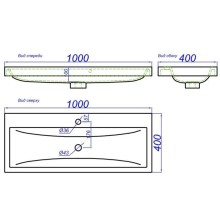 Тумба с раковиной акация 100 см Aqwella 5 Stars Verona SETVer.01.10/A/Inf.10.04.D