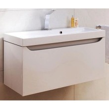 Тумба с раковиной белый глянец 80 см Aqwella 5 Stars Verona SETVer.01.08/W/Inf.08.04.D
