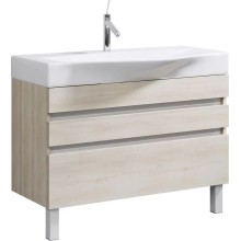 Тумба с раковиной акация 100 см Aqwella 5 Stars Bergamo SETBer.01.10/n/A/Ber.10.04.D