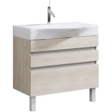 Тумба с раковиной акация 80 см Aqwella 5 Stars Bergamo SETBer.01.08/n/A/Ber.08.04.D