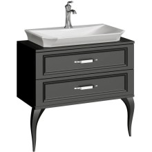 Тумба с раковиной черный матовый 85 см Aqwella 5 Stars LaDonna SETLAD0108BLK/p_u_048_01_0700_1_10_0_03