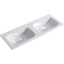 Тумба с раковиной крафт темный/белый глянец 121,8 см Aqwella 5 Stars Malaga SETMal.01.12/CD/Mal.12.04.D