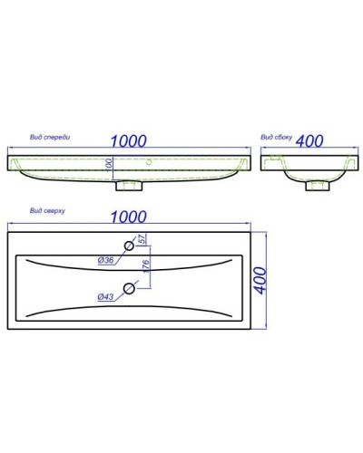 Тумба с раковиной белый глянец 100 см Aqwella 5 Stars Infinity SETinf.01.10/001/Inf.10.04.D