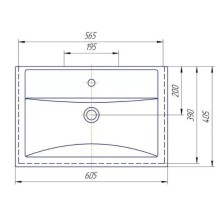 Тумба с раковиной дуб балтийский 60,5 см Aqwella 5 Stars Fargo SETFRG0106DB/4640021060773