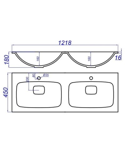 Тумба с раковиной белый глянец 121,8 см Aqwella 5 Stars Malaga SETMal.01.12/Mal.12.04.D