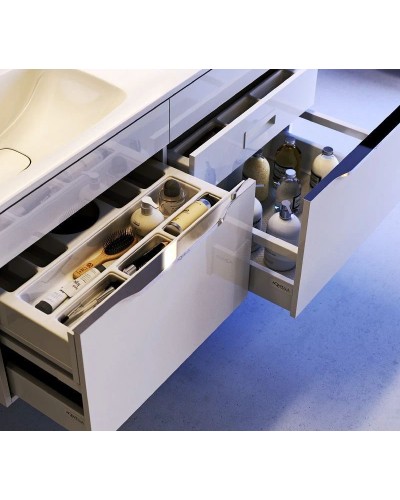 Тумба с раковиной белый глянец 121,8 см Aqwella 5 Stars Malaga SETMal.01.12/Mal.12.04.D