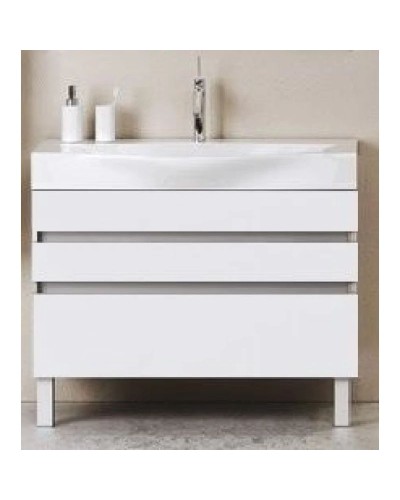 Тумба с раковиной белый глянец 80 см Aqwella 5 Stars Bergamo SETBer.01.08/n/W/Ber.08.04.D