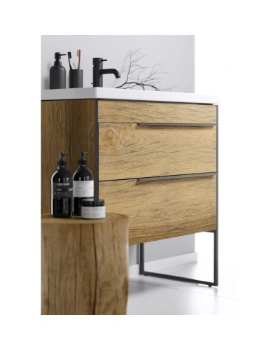 Тумба с раковиной дуб балтийский 81 см Aqwella 5 Stars Fargo SETFRG0108DB/4640021064733