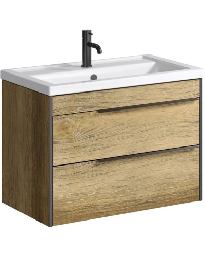 Тумба с раковиной дуб балтийский 81 см Aqwella 5 Stars Fargo SETFRG0108DB/4640021064733