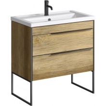 Тумба с раковиной дуб балтийский 81 см Aqwella 5 Stars Fargo SETFRG0108DB/4640021064733