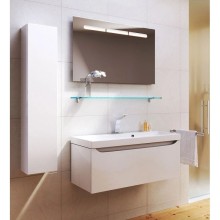 Тумба с раковиной белый глянец 100 см Aqwella 5 Stars Verona SETVer.01.10/W/Inf.10.04.D