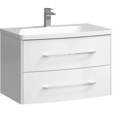 Тумба с раковиной белый глянец 80 см Aqwella 5 Stars Neringa SETNER0108/Ner.08.04.D