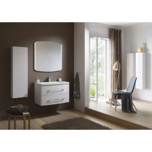 Тумба с раковиной белый глянец 80 см Aqwella 5 Stars Neringa SETNER0108/Ner.08.04.D