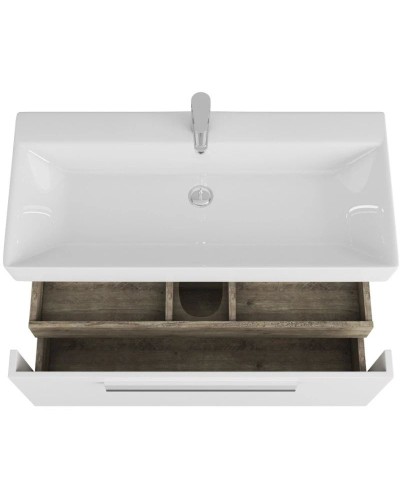 Тумба с раковиной белый глянец 98 см OWL 1975 Ragnar SETOW02.02.00/OWLB19-17100