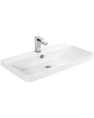 Тумба с раковиной белый глянец 80,5 см OWL 1975 Skansen SETOW05.01.00/OWLB19-11080