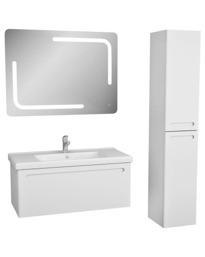 Тумба с раковиной белый глянец 100 см OWL 1975 Otalia SETOW04.03.00/641259