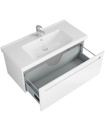 Тумба с раковиной белый глянец 100 см OWL 1975 Otalia SETOW04.03.00/641259