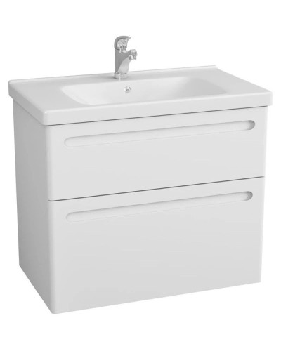 Тумба с раковиной белый глянец 80 см OWL 1975 Otalia SETOW04.06.00/640207