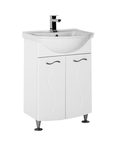 Тумба под раковину Aquanet Моника 60 186769 Белая