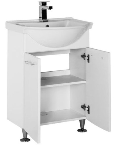 Тумба под раковину Aquanet Моника 60 186769 Белая