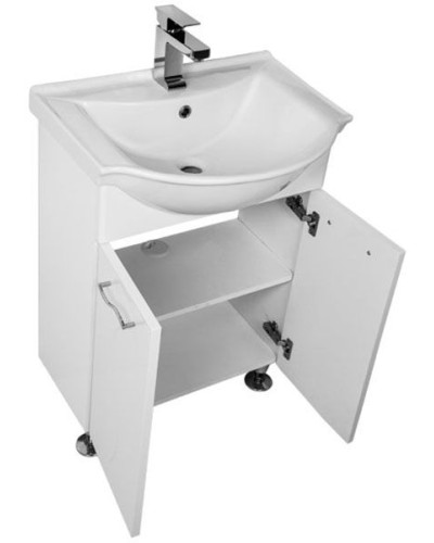 Тумба под раковину Aquanet Моника 60 186769 Белая