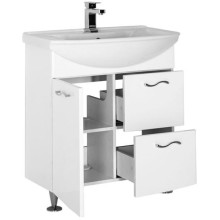 Тумба под раковину Aquanet Моника 75 186770 Белая