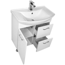 Тумба под раковину Aquanet Моника 75 186770 Белая