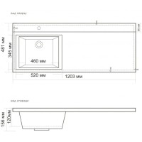 Тумба с раковиной Bianco Opaco 120,3 см BelBagno Kraft KRAFT-LVD-580/1200-2C-PIA-BO + BB1200/480-LV-MR-L