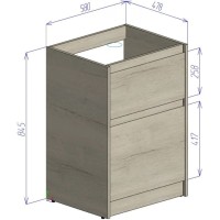 Тумба с раковиной Bianco Opaco 120,3 см BelBagno Kraft KRAFT-LVD-580/1200-2C-PIA-BO + BB1200/480-LV-MR-L