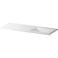 Тумба с раковиной Bianco Opaco 120,3 см BelBagno Kraft KRAFT-LVD-580/1200-2C-PIA-BO + BB1200/480-LV-MR-R
