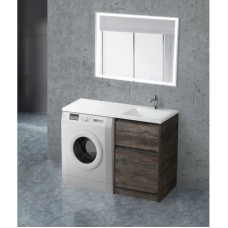 Тумба с раковиной Pino Pasadena 120,3 см BelBagno Kraft KRAFT-LVD-580/1200-2C-PIA-PP + BB1200/480-LV-MR-R