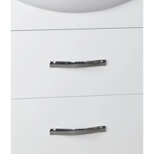 Тумба с раковиной белый глянец 60,5 см Bellezza Анкона 4639609110016 + 4690311009951