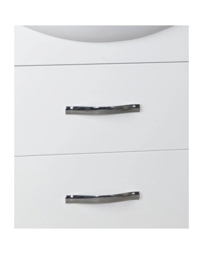 Тумба с раковиной белый глянец 60,5 см Bellezza Анкона 4639609110016 + 4690311009951