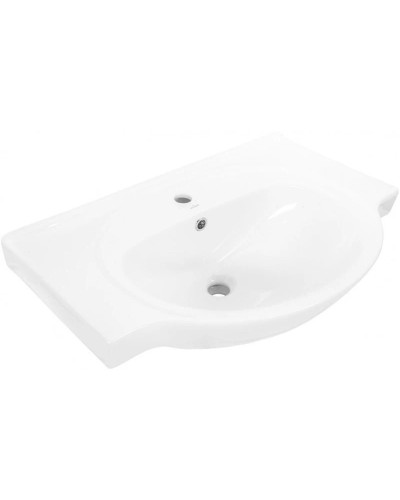 Тумба с раковиной белый глянец 70 см Bellezza Анкона 4639611110011 + 4690311008978